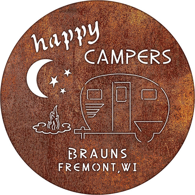 Happy Camper With Camper