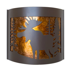 Moose Wilderness Sconce left