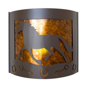 Horse Wilderness Sconce left