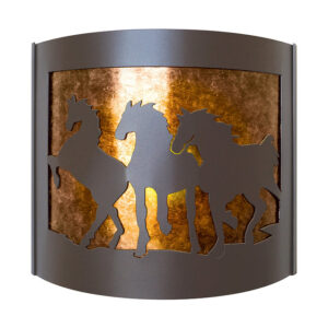 Mustang Wilderness Sconce left
