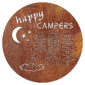 Happy Camper With Trees raw steel