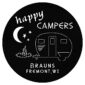 Happy Camper With Camper black text
