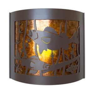 Walleye Wilderness Sconce left