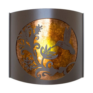 Hummingbird Wilderness Sconce left