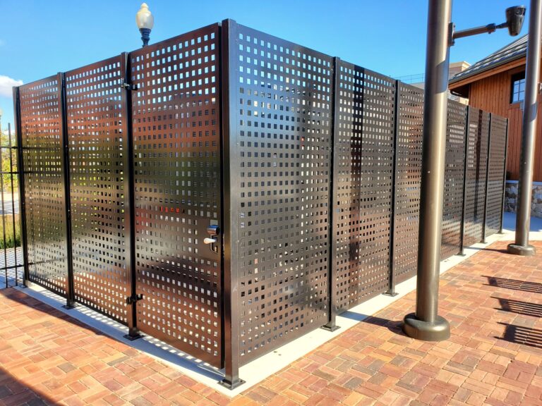 The Plaza Chiller Fence