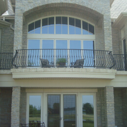 Exterior railing