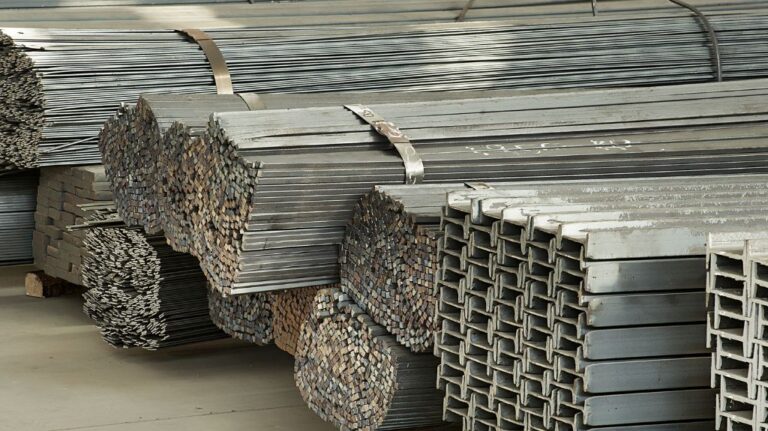 Pile of Steel Materials